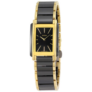 rado integral black dial ladies watch r20224152