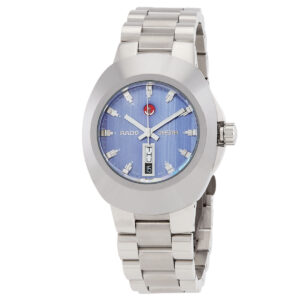 rado original automatic blue dial men's watch r12995203
