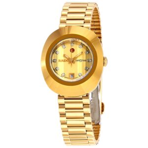 Home rado original diastar champagne dial ladies watch r12416633