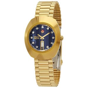 rado the original automatic blue dial men's watch r12413523