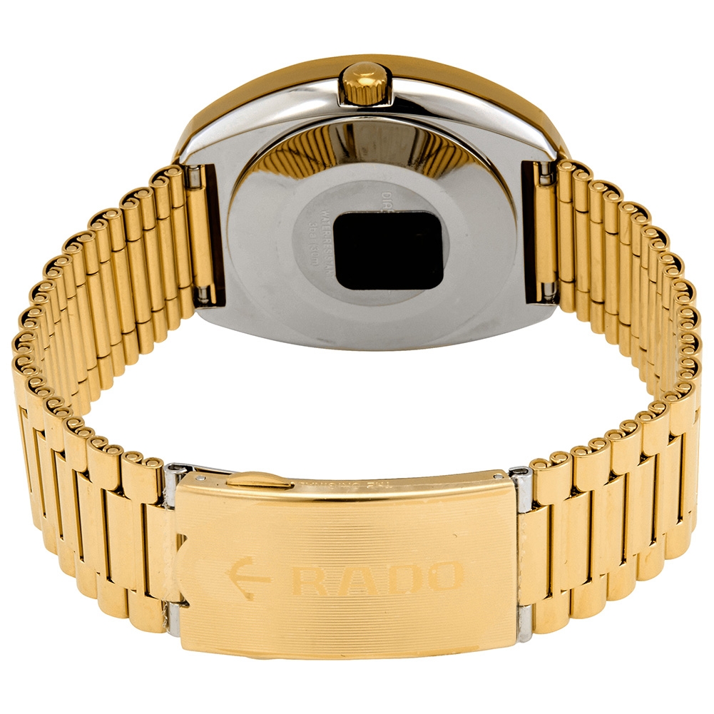 rado the original automatic gold dial yellow gold pvd men's watch r12413503 rado the original automatic gold dial yellow gold pvd men's watch r12413503