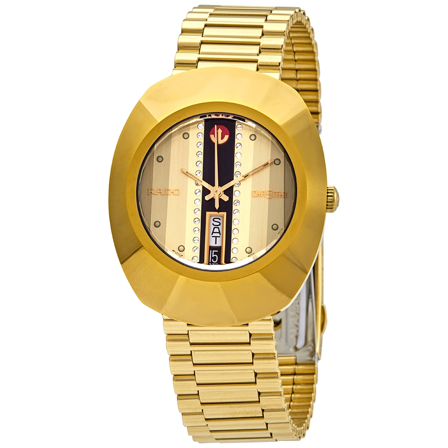 rado the original l automatic gold dial men's watch r12413343 rado the original l automatic gold dial men's watch r12413343