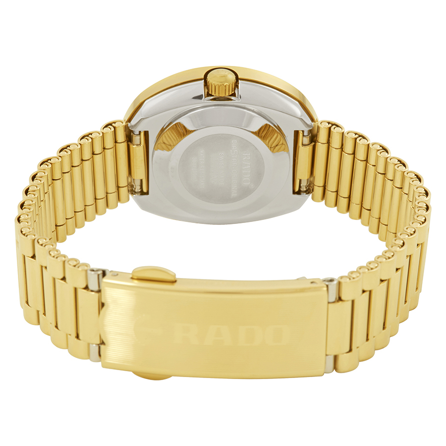 rado the original s automatic gold dial ladies watch r12416673 rado the original s automatic gold dial ladies watch r12416673