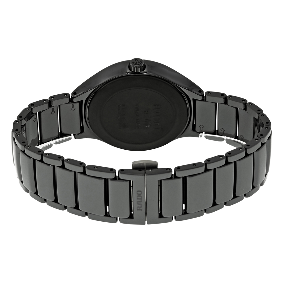 rado true automatic black dial black ceramic men's watch r27056152 rado true automatic black dial black ceramic men's watch r27056152