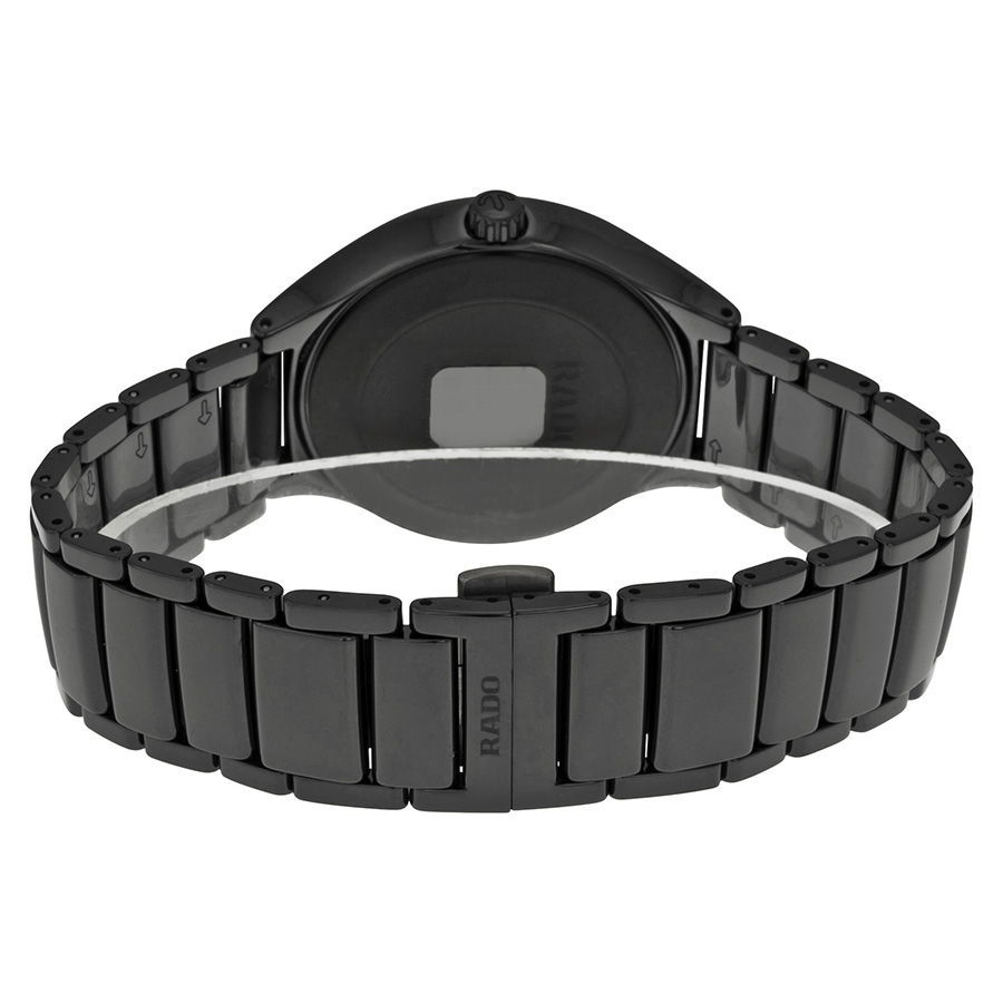 rado true black dial black ceramic men's watch r27056712 rado true black dial black ceramic men's watch r27056712