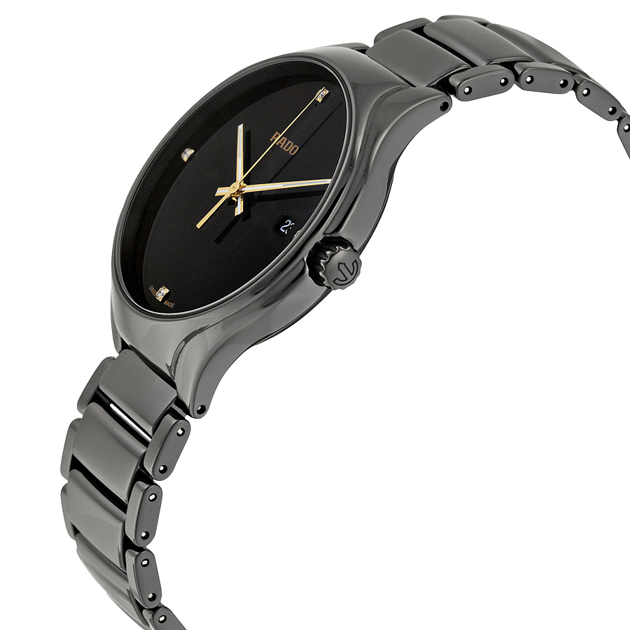 rado true black dial black ceramic men's watch r27238712 rado true black dial black ceramic men's watch r27238712