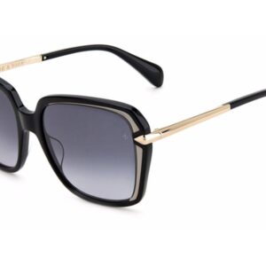 Home rag and bone grey gradient square ladies sunglasses rnb1059/g/s 0807/9o 57