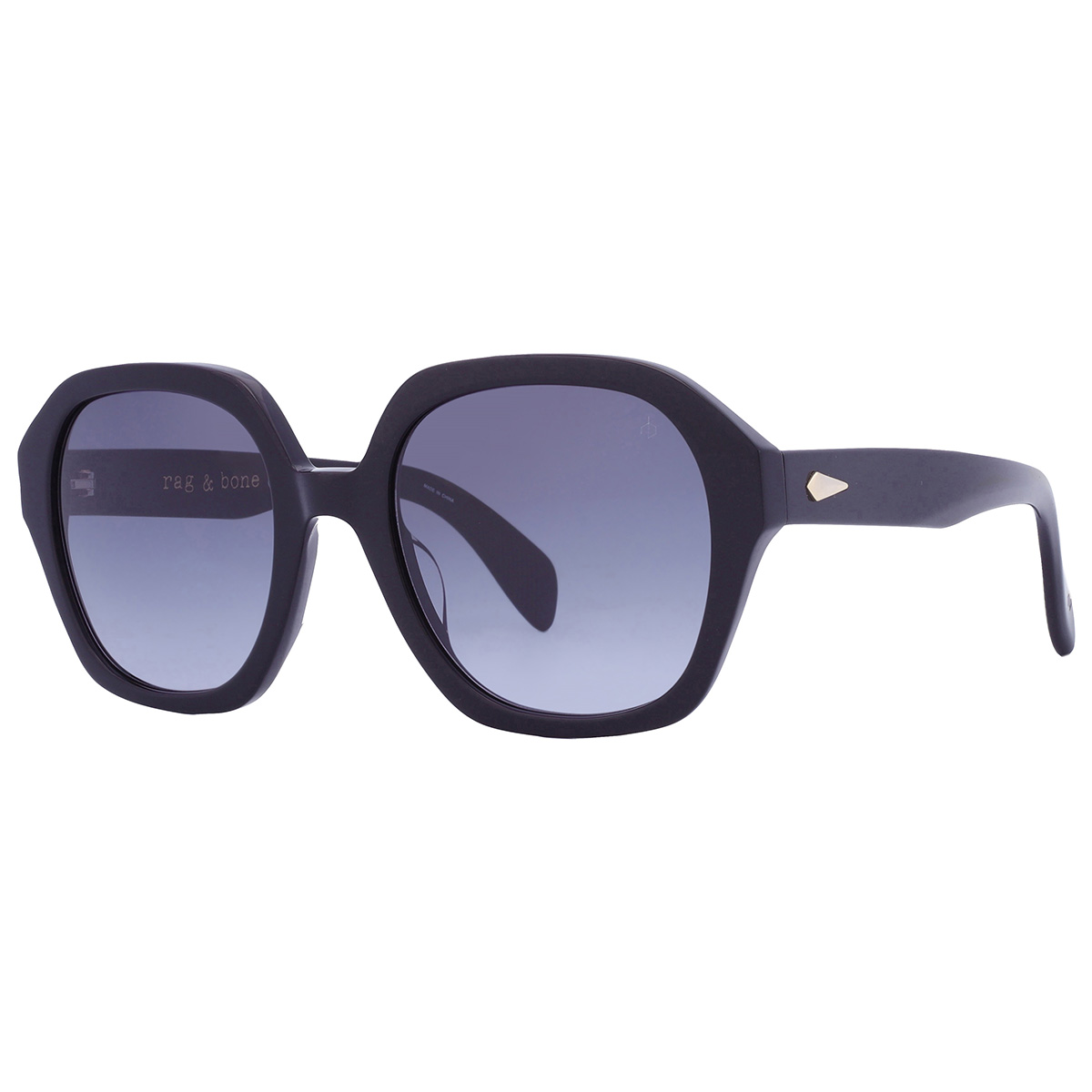 rag and bone grey gradient square ladies sunglasses rnb1063/s 0807/9o 53 rag and bone grey gradient square ladies sunglasses rnb1063/s 0807/9o 53