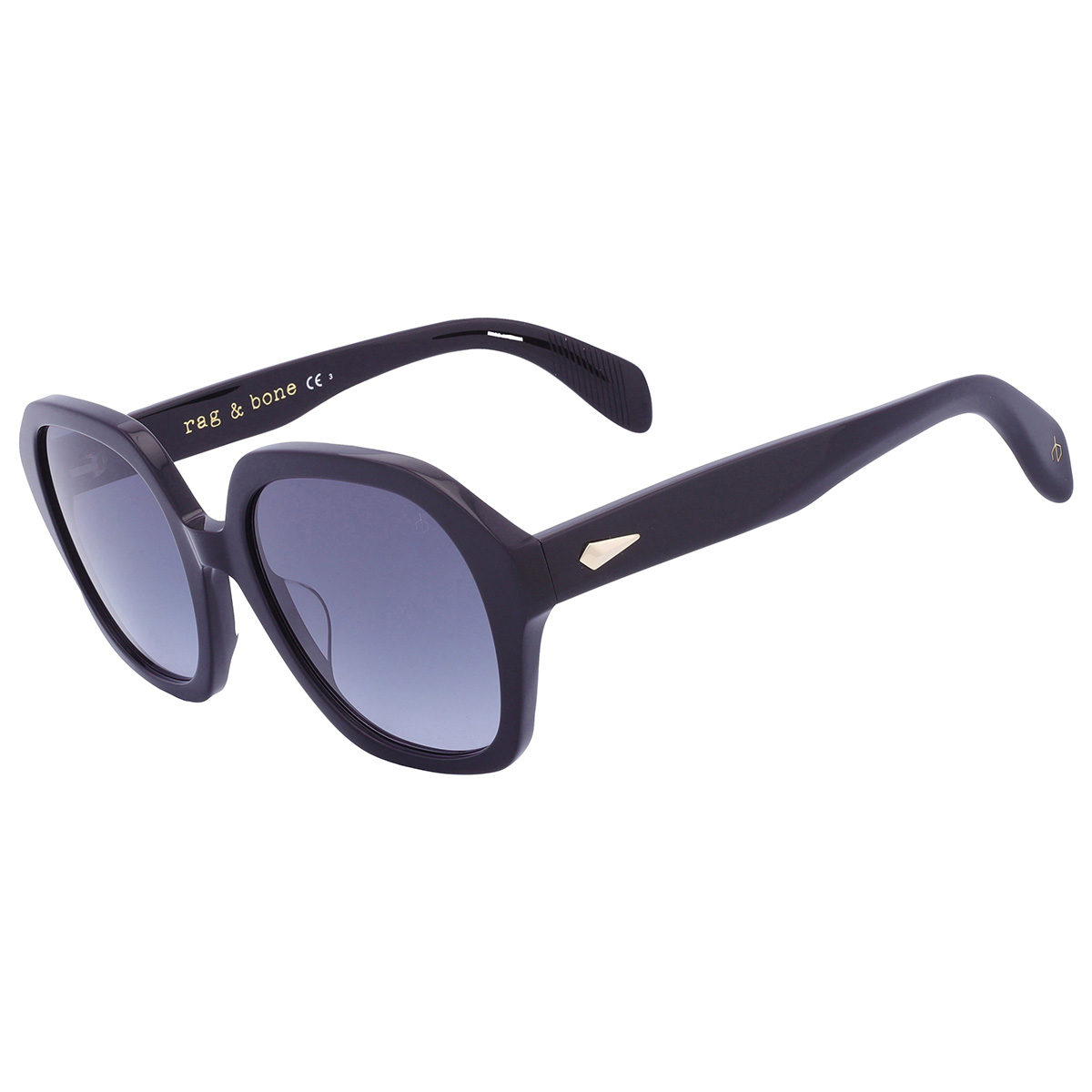 rag and bone grey gradient square ladies sunglasses rnb1063/s 0807/9o 53 rag and bone grey gradient square ladies sunglasses rnb1063/s 0807/9o 53