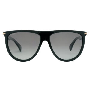 Home rag and bone polarized grey browline ladies sunglasses rnb1056/s 0807/wj 57