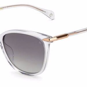 Home rag and bone polarized grey shaded square ladies sunglasses rnb1035/s 0900/wj 55