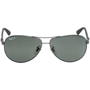 Home ray ban ray ban carbon fibre polarized green classic g 15 pilot men's sunglasses rb8313 004/n5 61