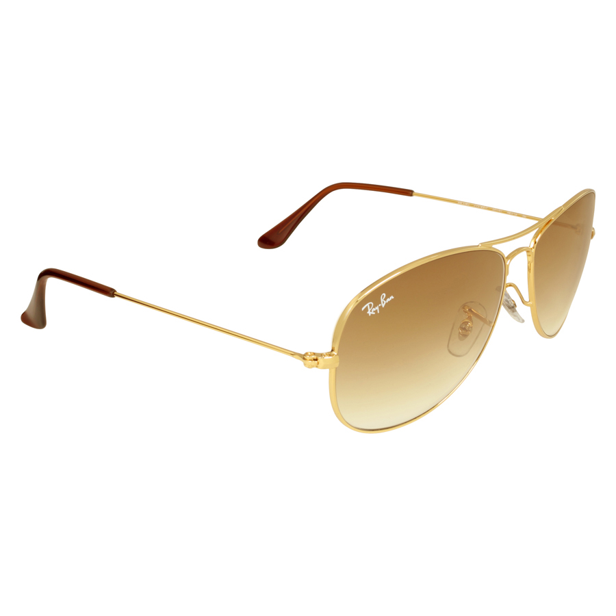 ray ban ray ban cockpit light brown gradient pilot men's sunglasses rb3362 001/51 59 ray ban ray ban cockpit light brown gradient pilot men's sunglasses rb3362 001/51 59