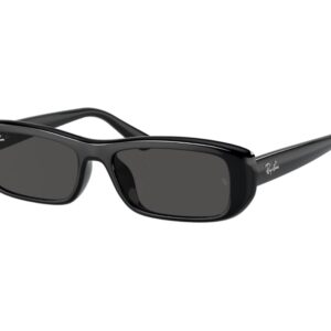 Витрина ray ban ray ban dark grey rectangular men's sunglasses rb4436d 667787 55