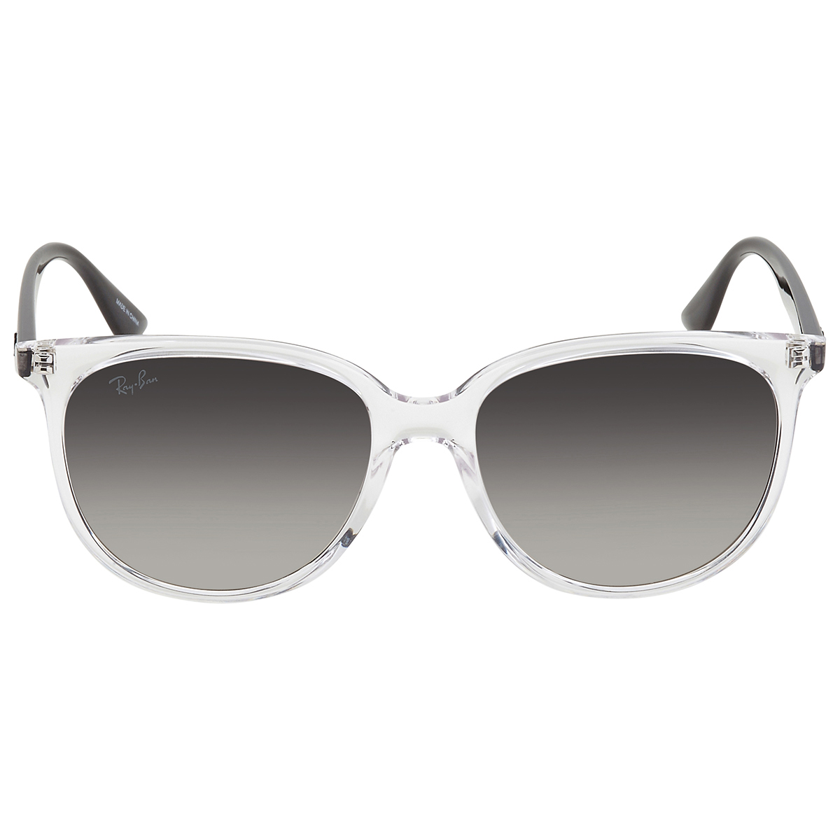 ray ban ray ban grey gradient square ladies sunglasses rb4378 647711 54 ray ban ray ban grey gradient square ladies sunglasses rb4378 647711 54