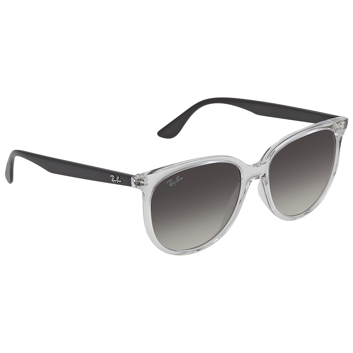 ray ban ray ban grey gradient square ladies sunglasses rb4378 647711 54 ray ban ray ban grey gradient square ladies sunglasses rb4378 647711 54