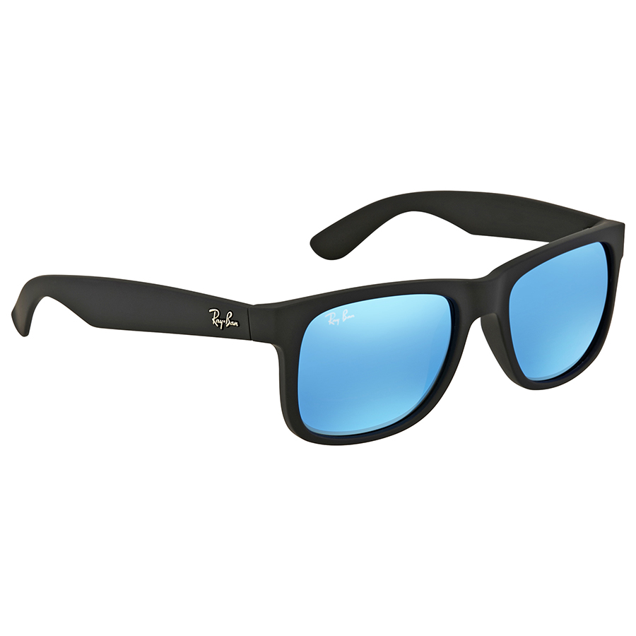 ray ban ray ban justin color mix blue mirror square men's sunglasses rb4165 622/55 50 ray ban ray ban justin color mix blue mirror square men's sunglasses rb4165 622/55 50