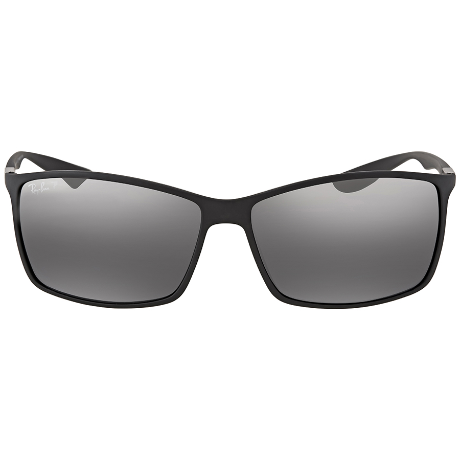 ray ban ray ban liteforce polarized silver mirror square men's sunglasses rb4179 601s82 62 ray ban ray ban liteforce polarized silver mirror square men's sunglasses rb4179 601s82 62