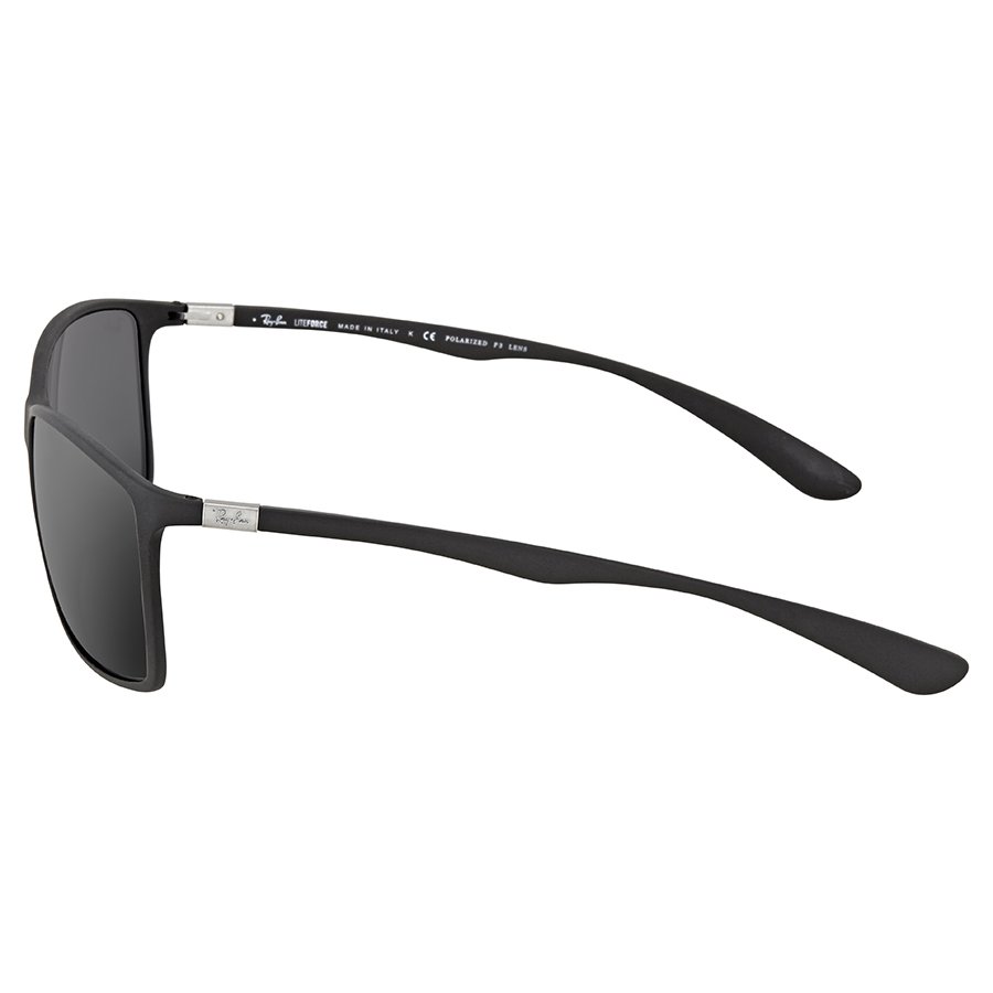 ray ban ray ban liteforce polarized silver mirror square men's sunglasses rb4179 601s82 62 ray ban ray ban liteforce polarized silver mirror square men's sunglasses rb4179 601s82 62