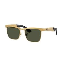 ray ban ray ban wayfarer deluxe green square ladies sunglasses rb3875 927633 53