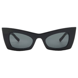 Home saint laurent black cat eye ladies sunglasses sl 702 001 49