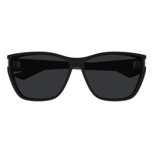 Home saint laurent black cat eye ladies sunglasses sl 758 001 63