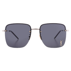 Home saint laurent black square ladies sunglasses sl 312 m 013 58