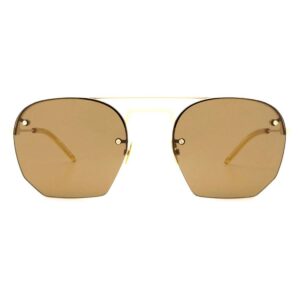 Home saint laurent bronze irregular men's sunglasses sl 422 001 52