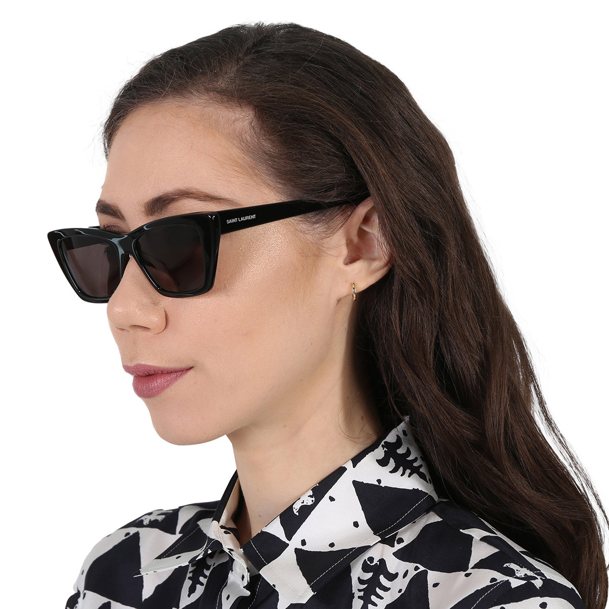 saint laurent grey cat eye ladies sunglasses sl 276 mica 001 53 saint laurent grey cat eye ladies sunglasses sl 276 mica 001 53