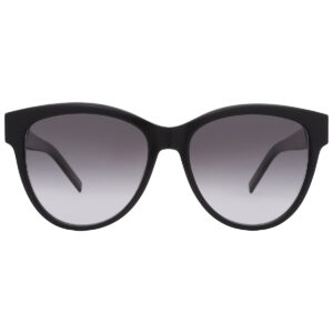 Home saint laurent grey gradient butterfly ladies sunglasses sl m107 002 55