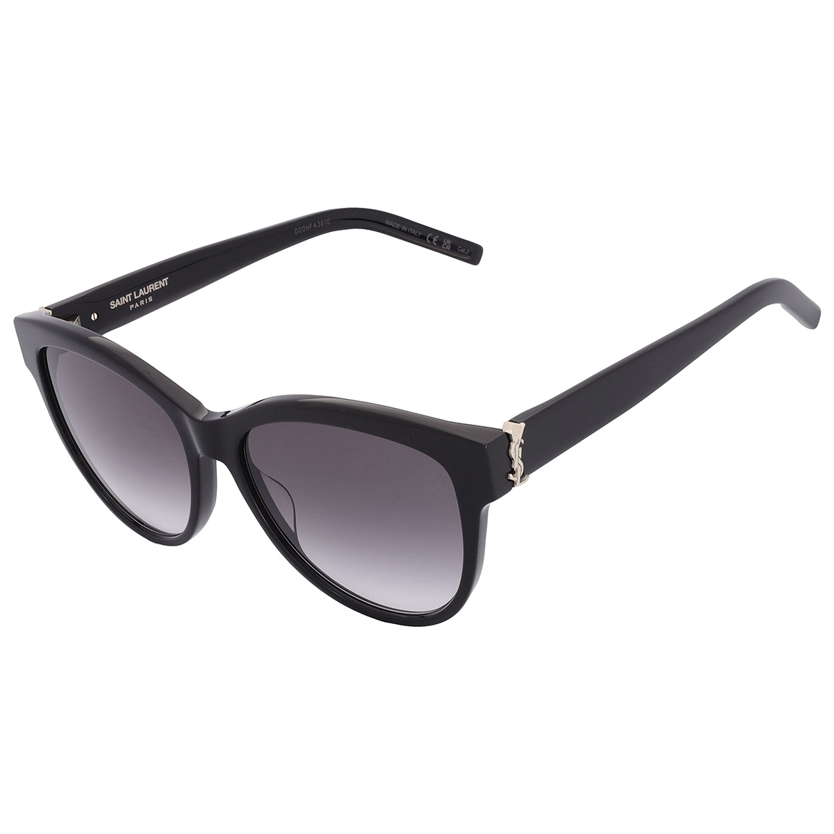 saint laurent grey gradient butterfly ladies sunglasses sl m107 002 55 saint laurent grey gradient butterfly ladies sunglasses sl m107 002 55