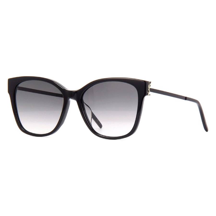 saint laurent grey gradient butterfly ladies sunglasses sl m48s/k 002 56 saint laurent grey gradient butterfly ladies sunglasses sl m48s/k 002 56