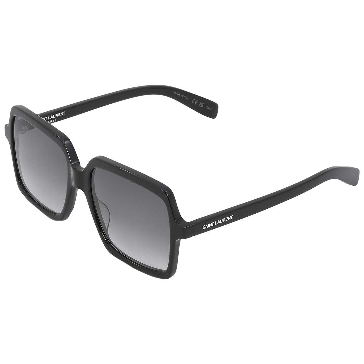 saint laurent grey gradient square ladies sunglasses sl 174 001 56 saint laurent grey gradient square ladies sunglasses sl 174 001 56