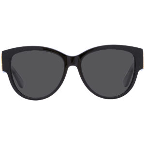 saint laurent grey oval ladies sunglasses sl m3 002 55