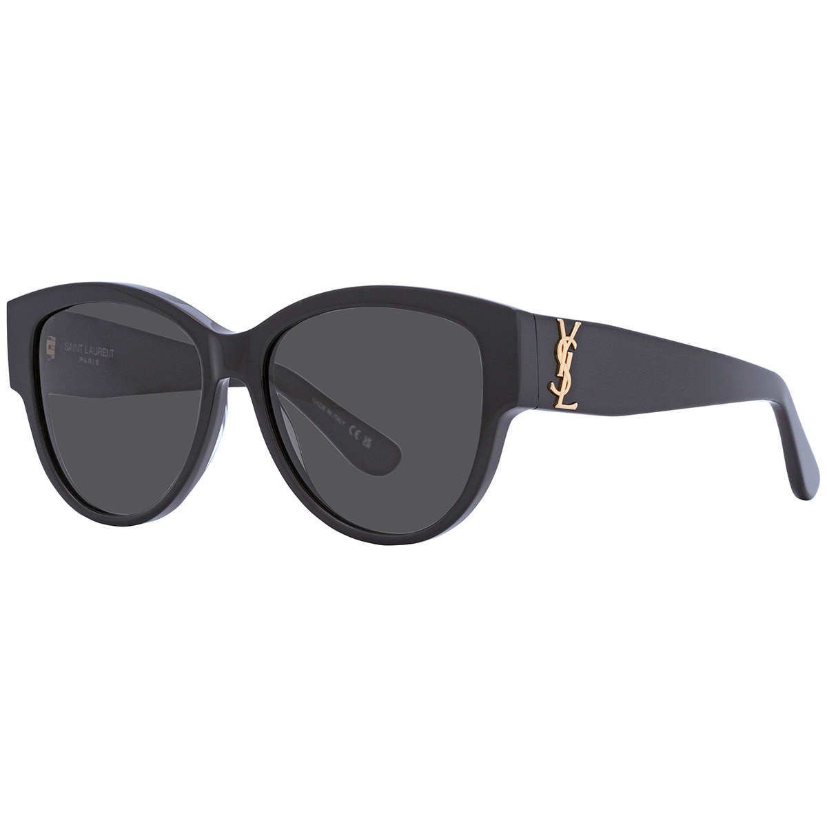 saint laurent grey oval ladies sunglasses sl m3 002 55 saint laurent grey oval ladies sunglasses sl m3 002 55
