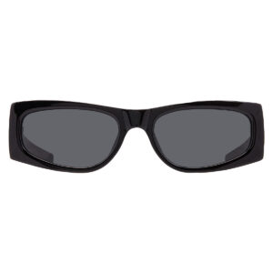 Home saint laurent grey rectangular ladies sunglasses sl m140/f 001 56