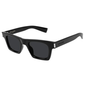 Home saint laurent grey square men's sunglasses sl 719 001 47