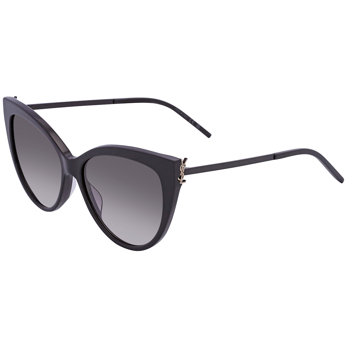 saint laurent smoke gradient cat eye ladies sunglasses sl m48sa 002 56 saint laurent smoke gradient cat eye ladies sunglasses sl m48sa 002 56