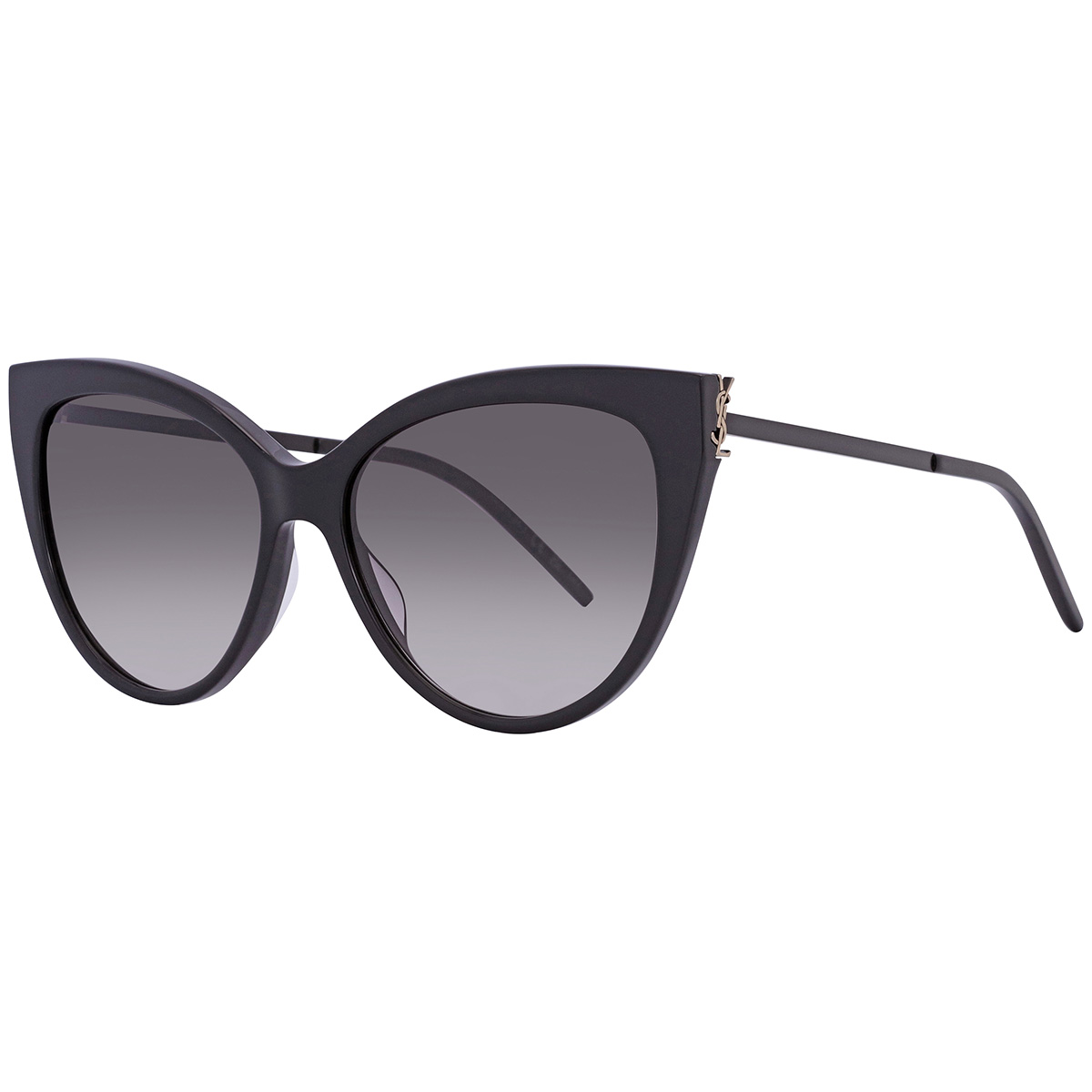 saint laurent smoke gradient cat eye ladies sunglasses sl m48sa 002 56 saint laurent smoke gradient cat eye ladies sunglasses sl m48sa 002 56