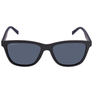 Home ferragamo salvatore ferragamo blue rectangular men's sunglasses sf998s 002 57