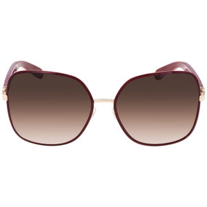 Home ferragamo salvatore ferragamo bordeaux gradient square ladies sunglasses sf150s 728 59
