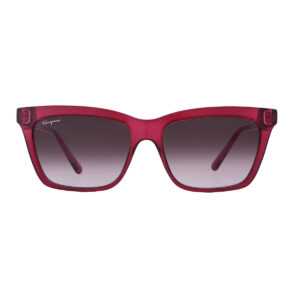 Home ferragamo salvatore ferragamo bordeuax gradient rectangular ladies sunglasses sf1027s 655 55