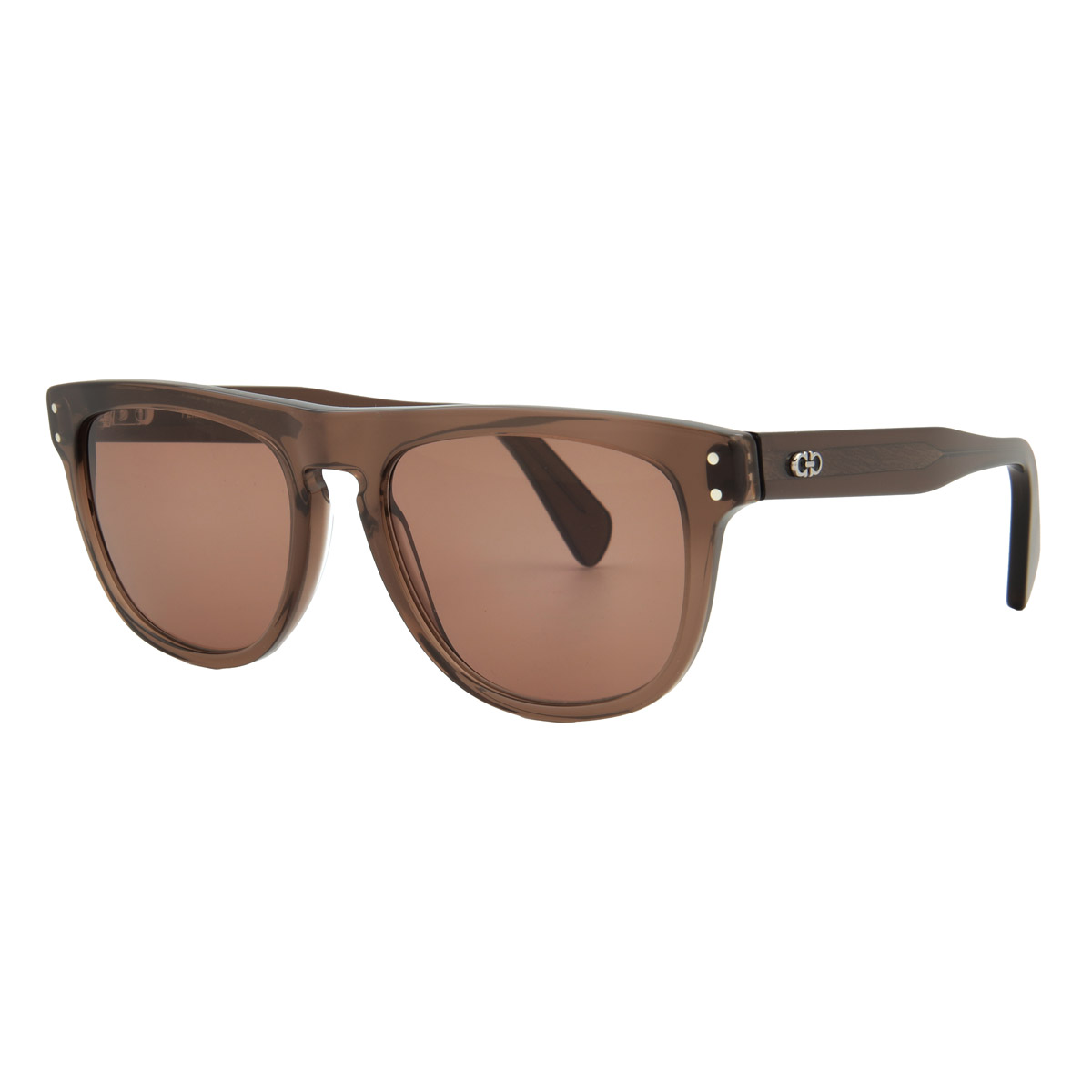 ferragamo salvatore ferragamo brown browline men's sunglasses sf1111s 232 55 ferragamo salvatore ferragamo brown browline men's sunglasses sf1111s 232 55
