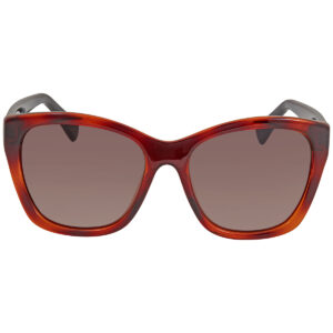 Home ferragamo salvatore ferragamo brown cat eye ladies sunglasses sf957s 214 56