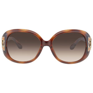 Витрина ferragamo salvatore ferragamo brown gradient oval ladies sunglasses sf668s 238 57