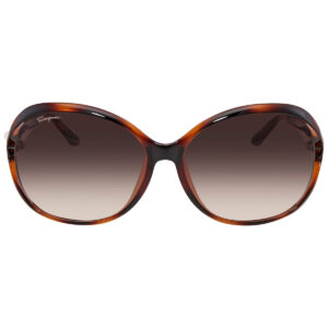 Home ferragamo salvatore ferragamo brown gradient oval sunglasses sf770sa 214 61