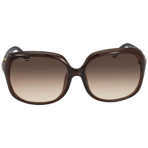 Home ferragamo salvatore ferragamo brown gradient rectangular ladies sunglasses sf739sa 210 59