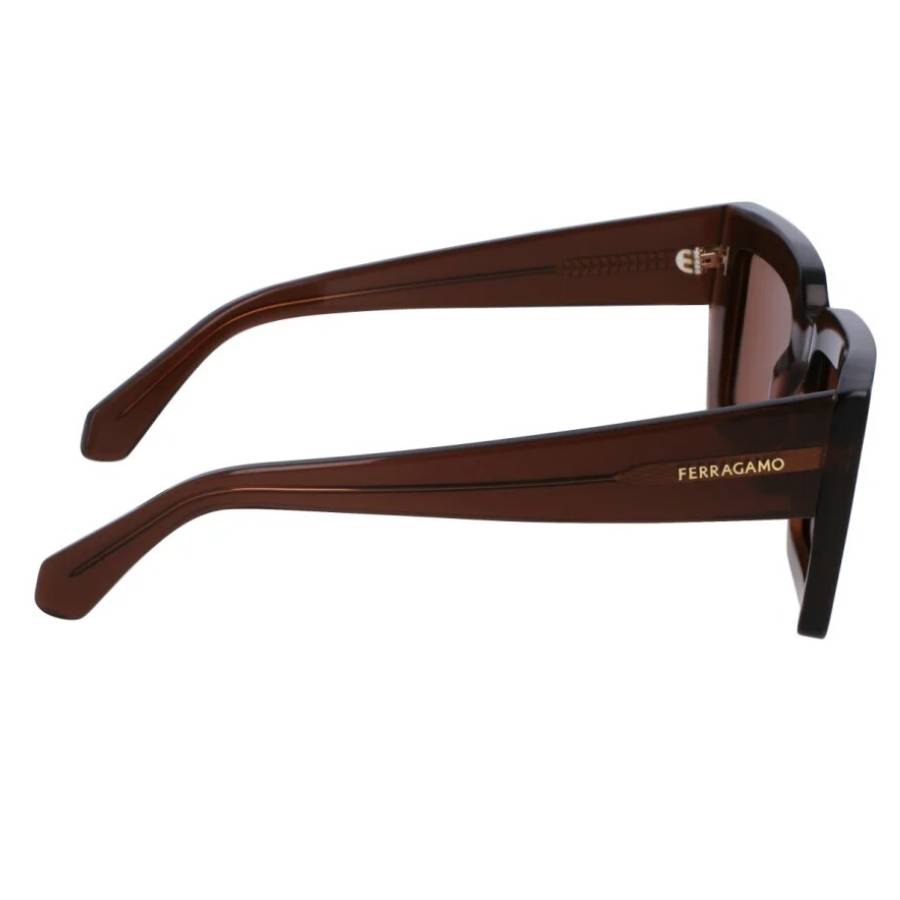 ferragamo salvatore ferragamo brown rectangular ladies sunglasses sf1108s 232 54 ferragamo salvatore ferragamo brown rectangular ladies sunglasses sf1108s 232 54