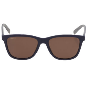 Home ferragamo salvatore ferragamo brown rectangular men's sunglasses sf998s 427 57