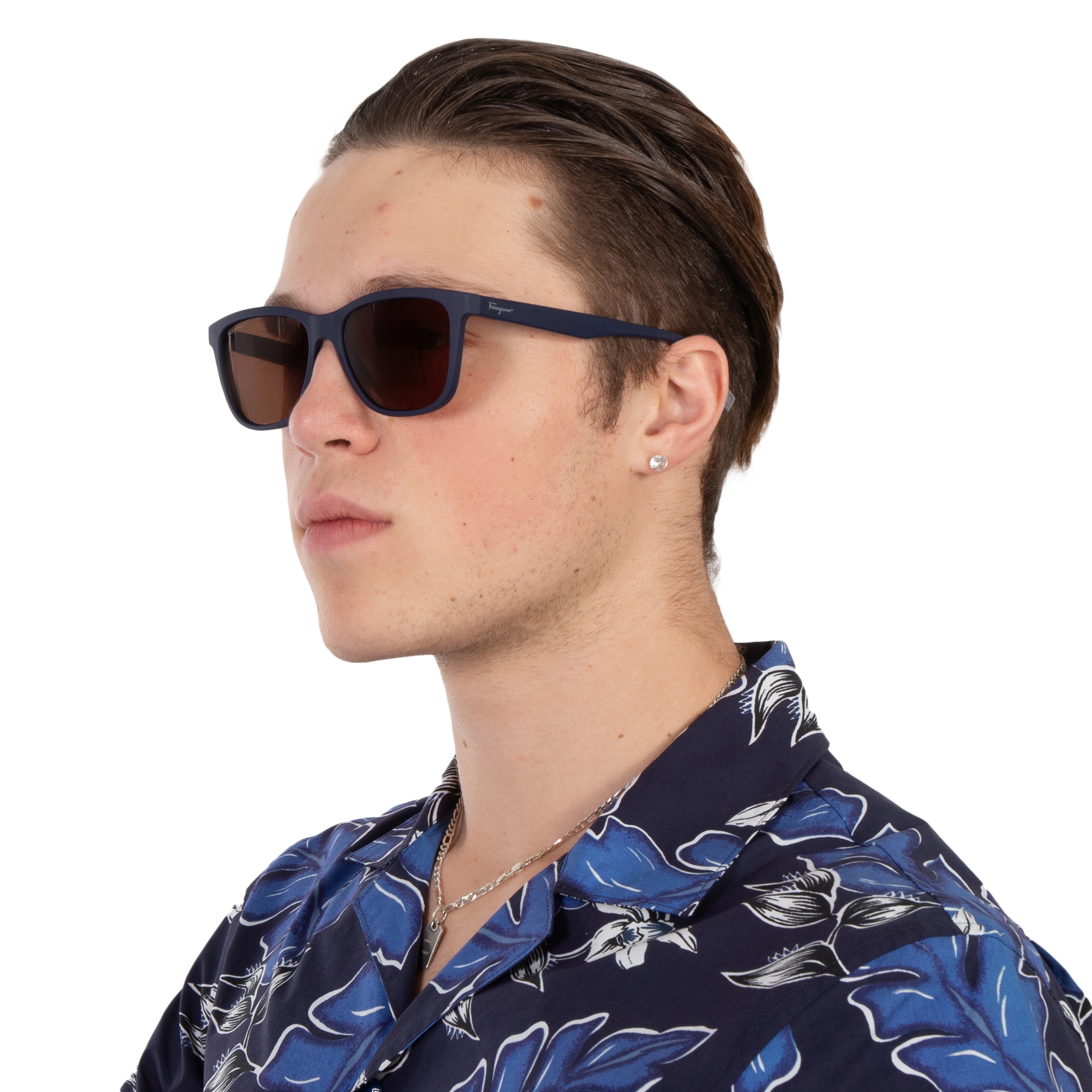ferragamo salvatore ferragamo brown rectangular men's sunglasses sf998s 427 57 ferragamo salvatore ferragamo brown rectangular men's sunglasses sf998s 427 57